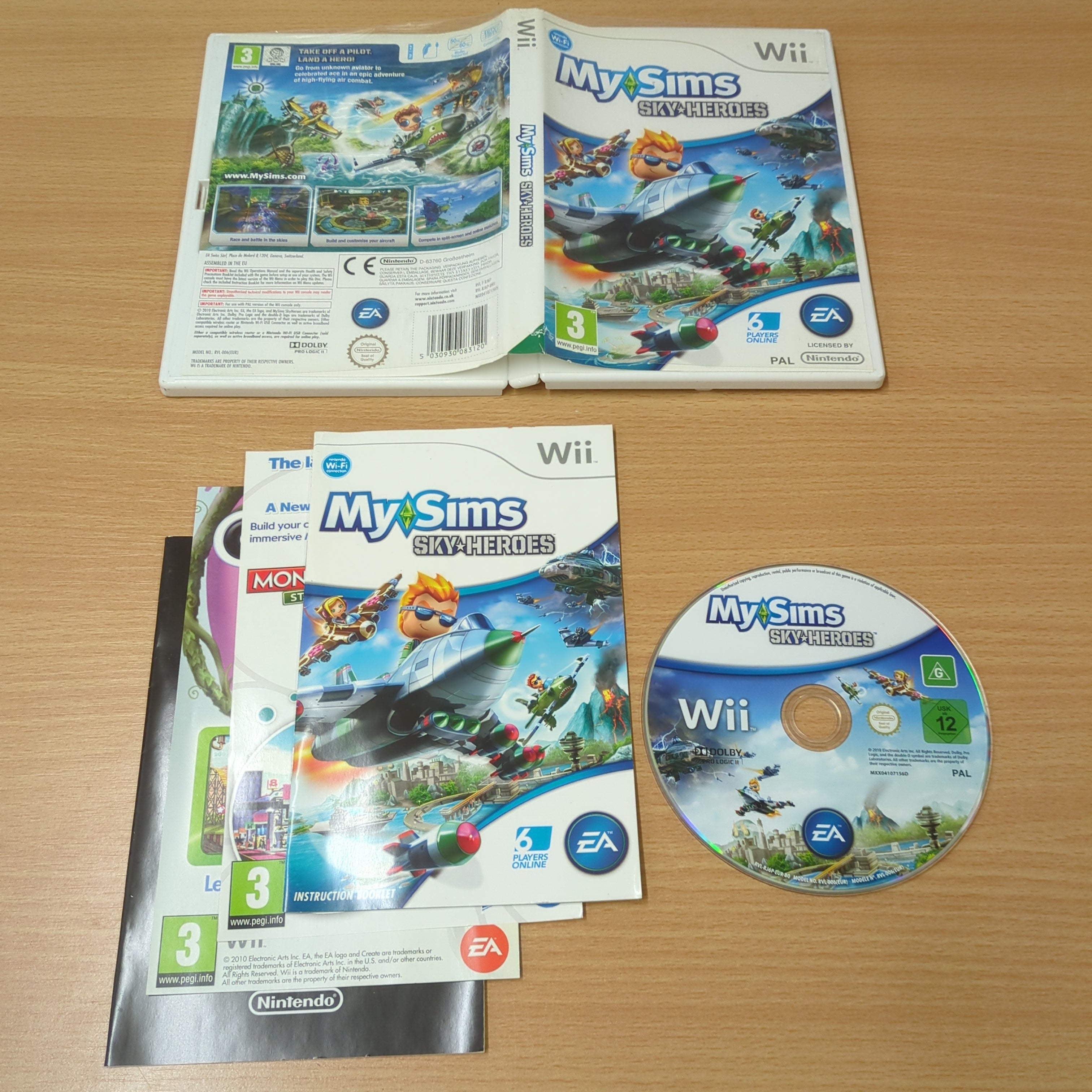 My Sims: Sky Heroes Nintendo Wii game My Sims: Sky Heroes Nintendo Wii game